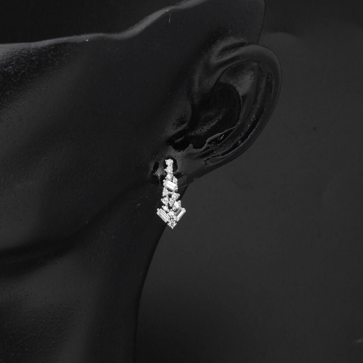 14K White Gold Cubic Zirconia Design Promise Set