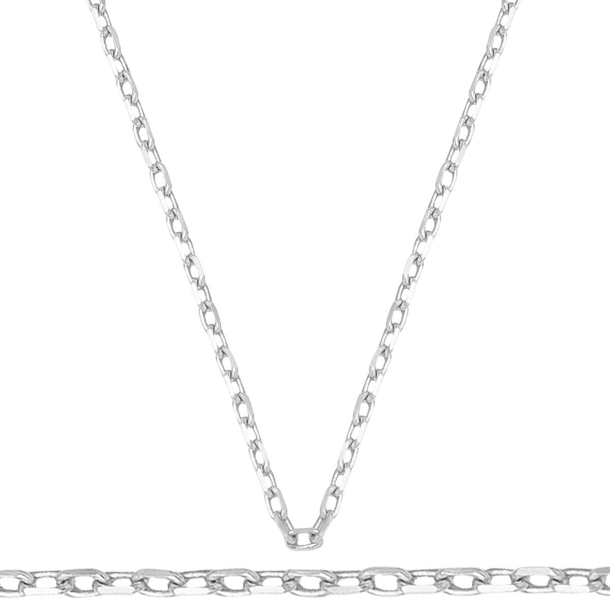 14K White Gold 45 cm Chain