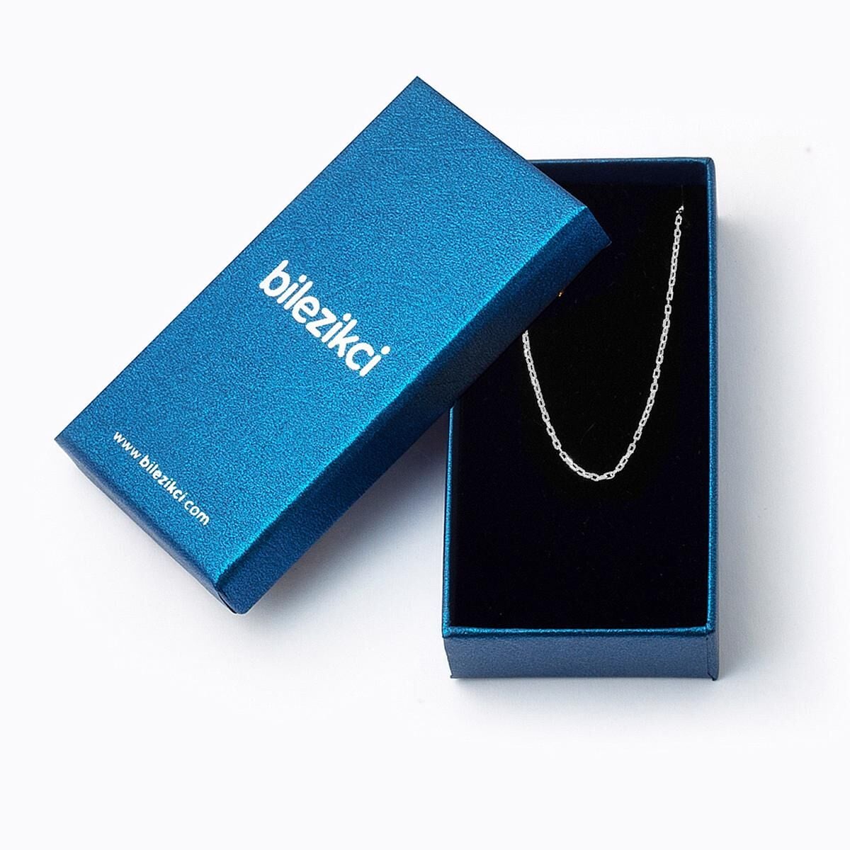 14K White Gold 45 cm Chain