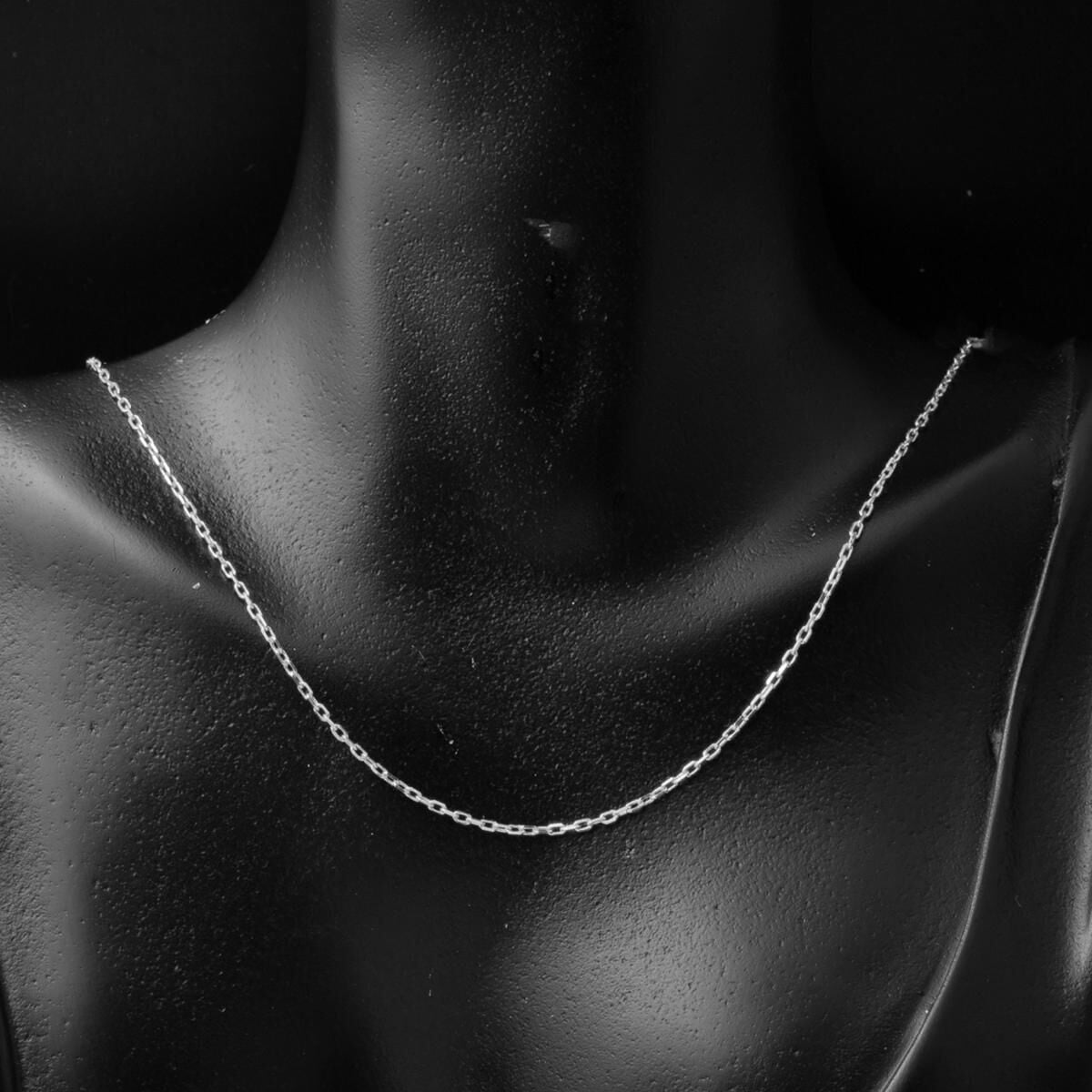 14K White Gold 45 cm Chain