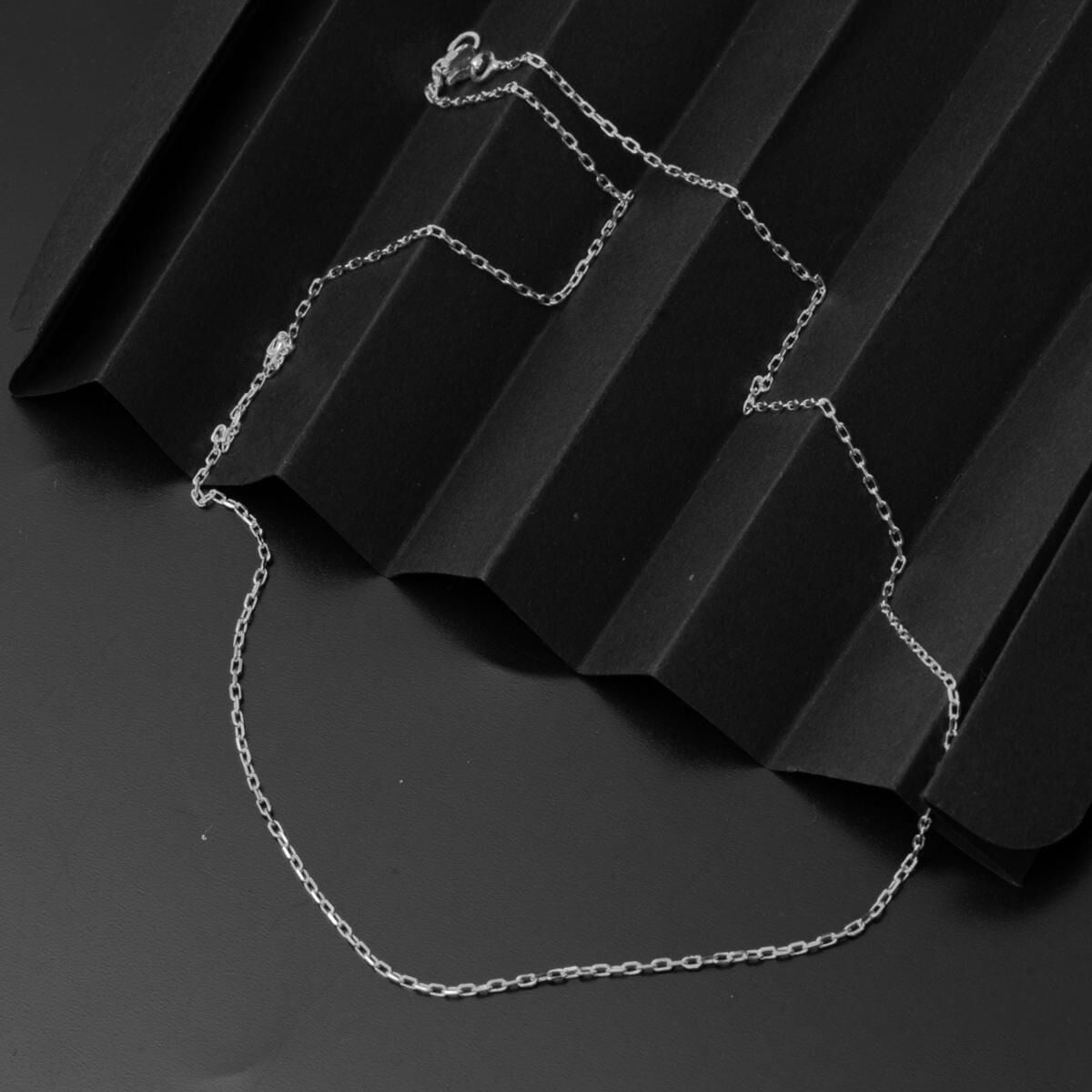 14K White Gold 45 cm Chain