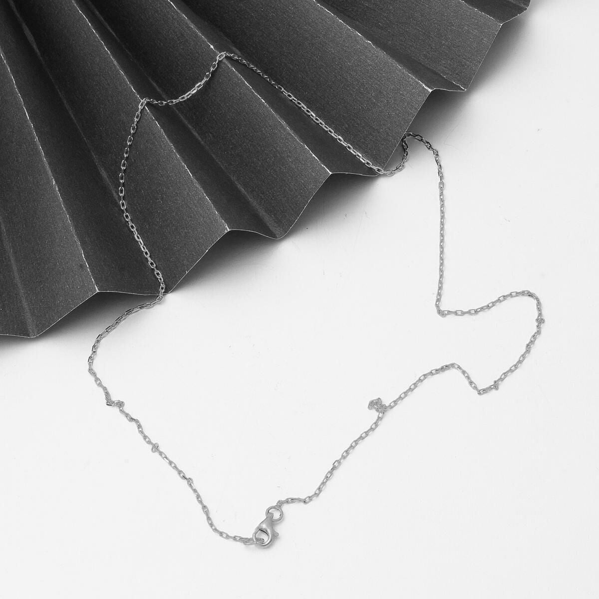 14K White Gold 45 cm Chain