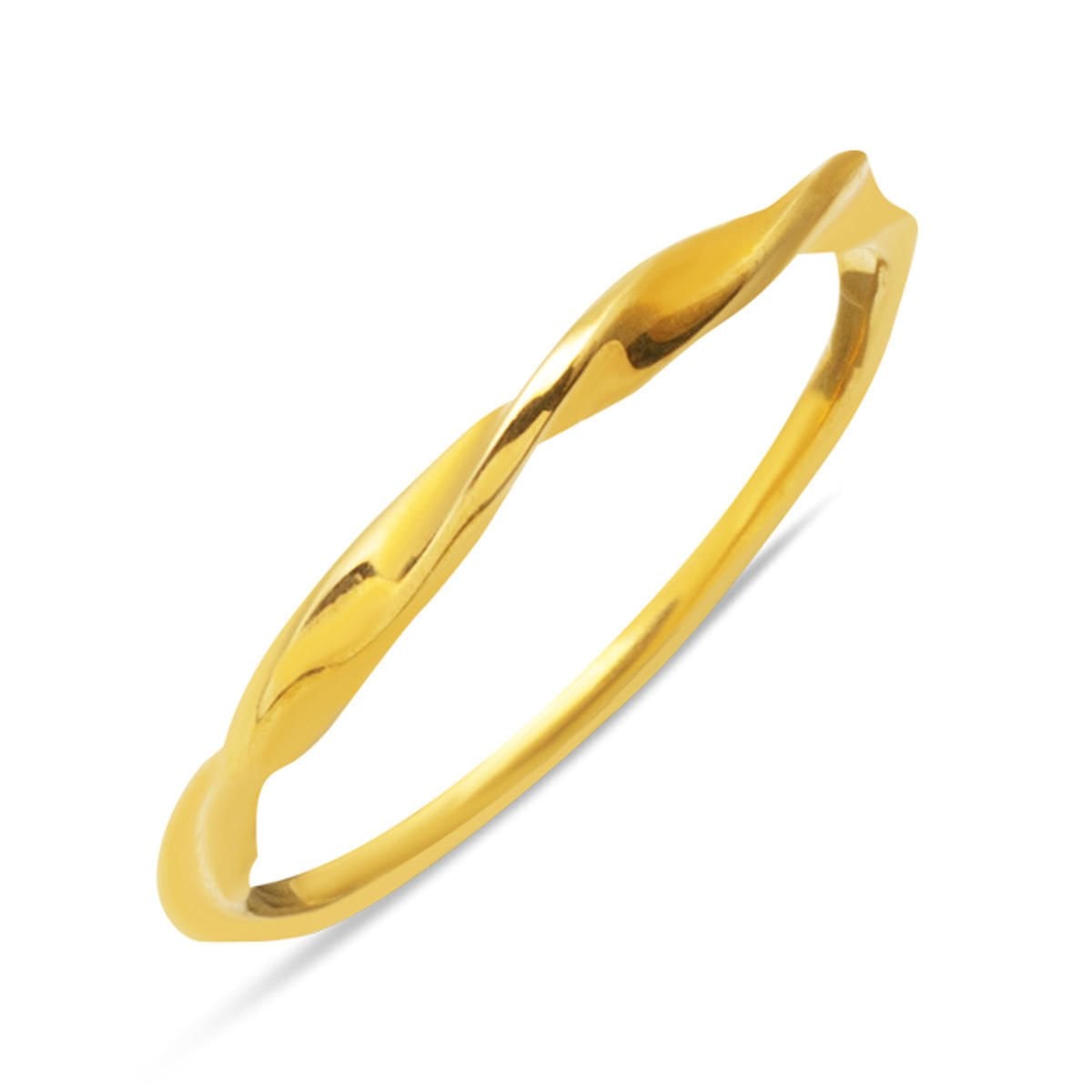 14K Yellow Gold Twisted Ring (1.15 g)