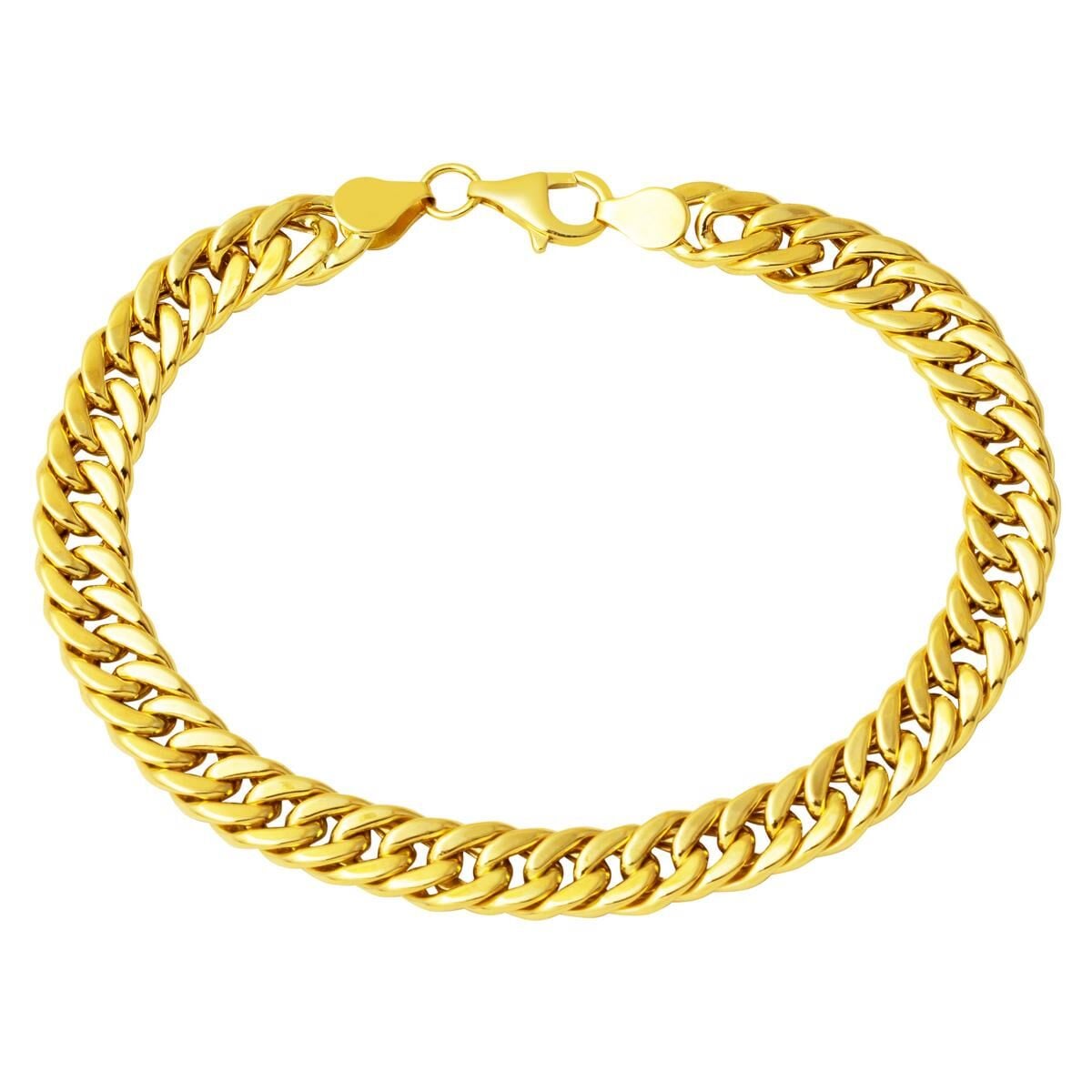 14K Yellow Gold Curb Bracelet (8.89 g)