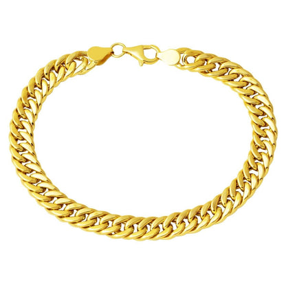 14K Yellow Gold Curb Bracelet (8.89 g)
