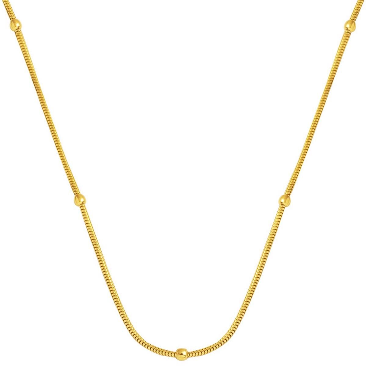 14K Yellow Gold Italian Chain Necklace