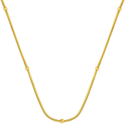 14K Yellow Gold Italian Chain Necklace