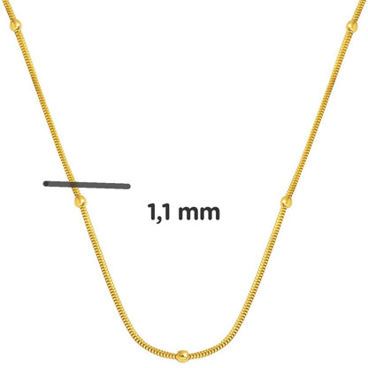 14K Yellow Gold Italian Chain Necklace (3.3 g)
