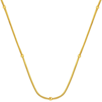 14K Yellow Gold Italian Chain Necklace 50 cm