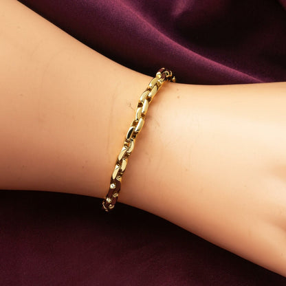 14K Yellow Gold Classic Chain Bracelet