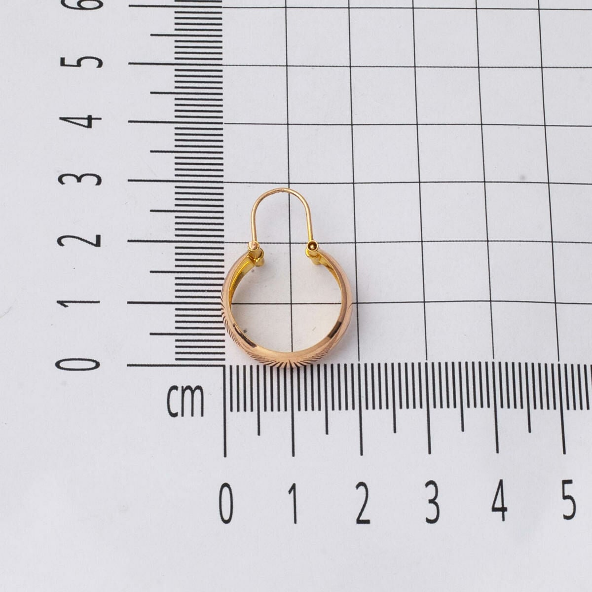 14K Rose Gold Classic Oval Aleppo Weave Earrings