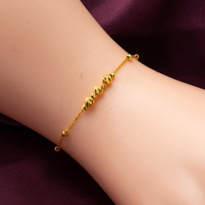 14K Yellow Gold Chain Bracelet (1.5 g)