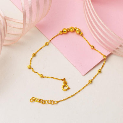 14K Yellow Gold Chain Bracelet (1.5 g)
