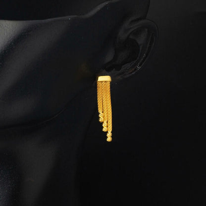 14K Yellow Gold Spiral Braided Set