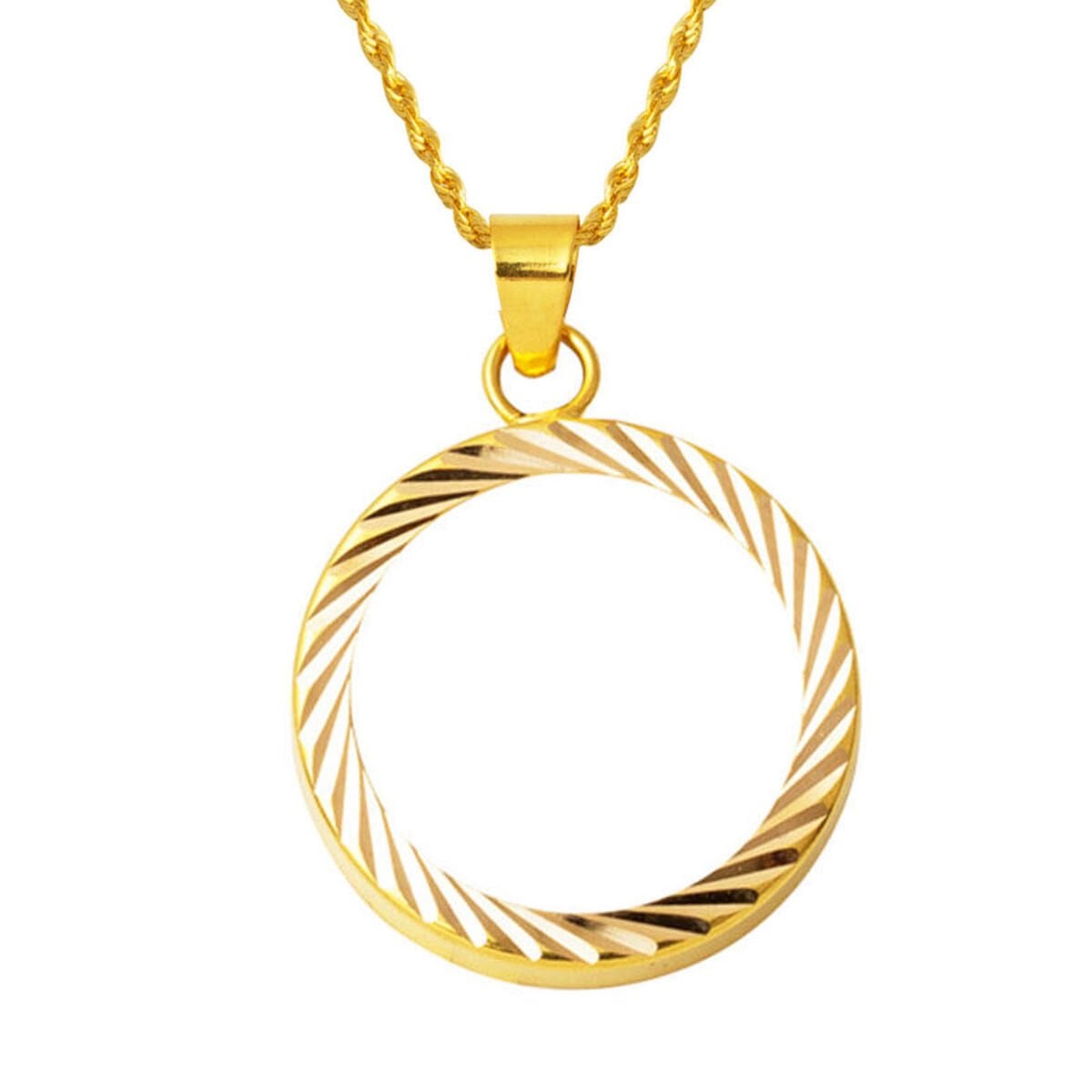 14K Yellow Gold Full Attachable Necklace