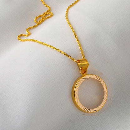 14K Yellow Gold Full Attachable Necklace
