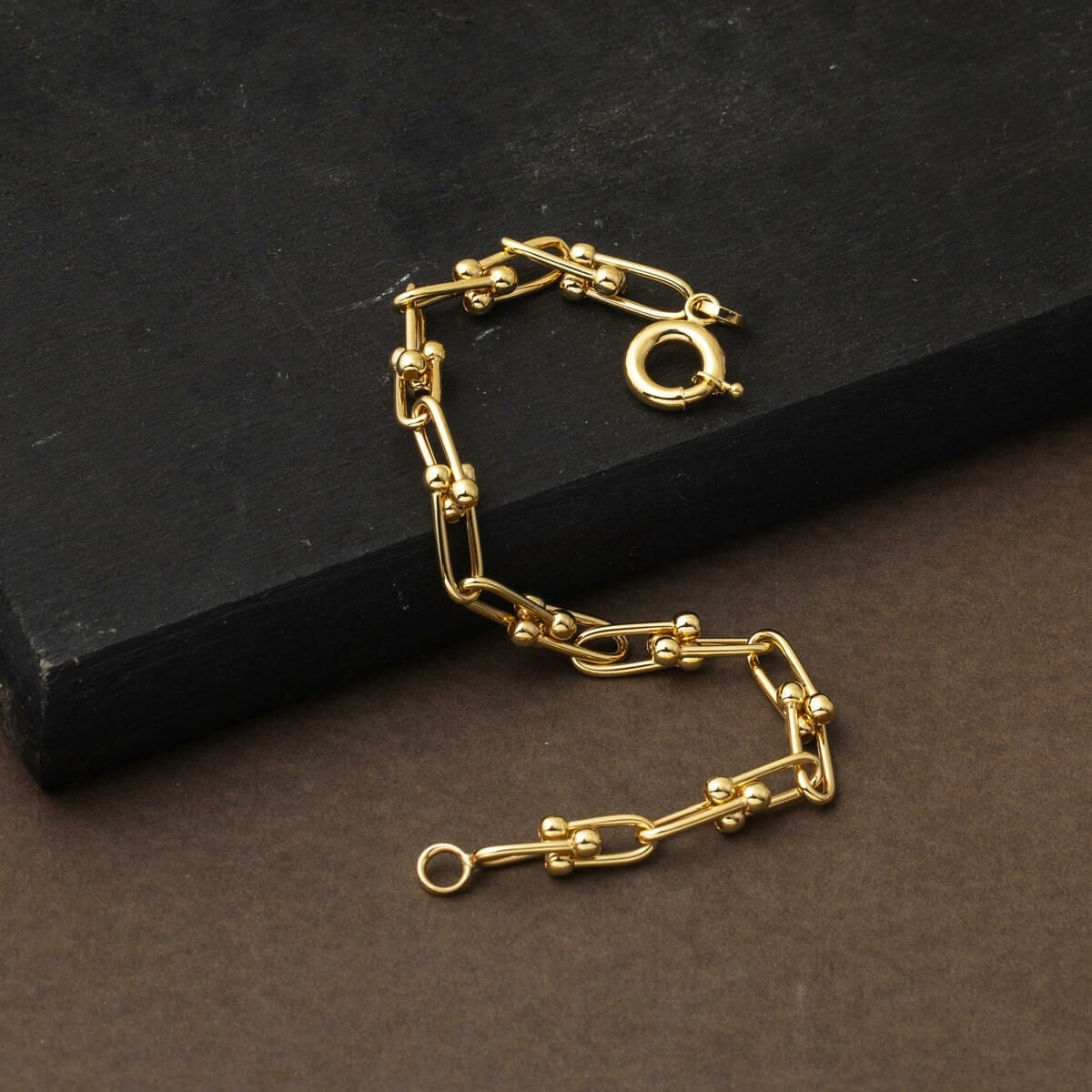 14K Yellow Gold Designer Inspired Bracelet