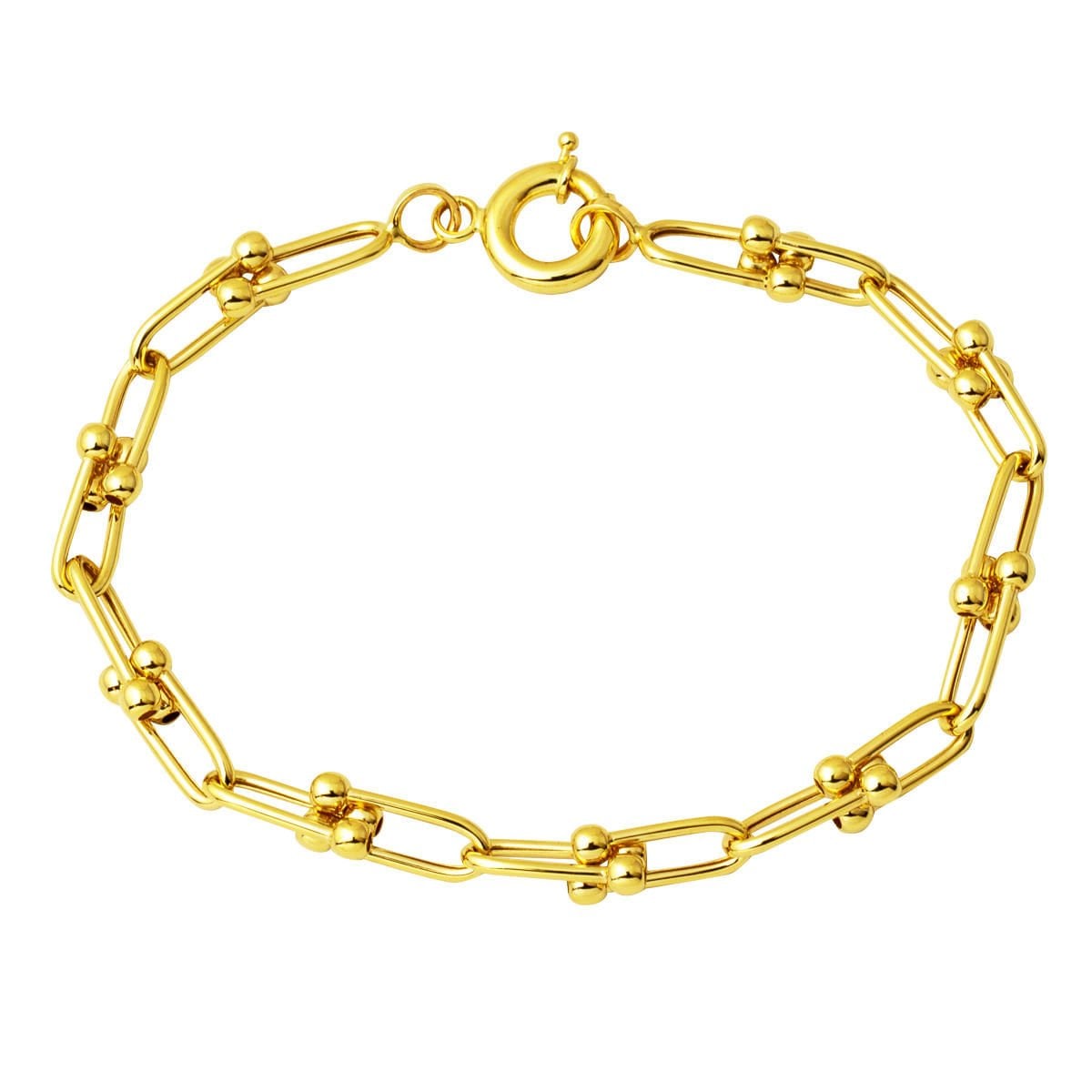 14K Yellow Gold Designer Inspired Bracelet