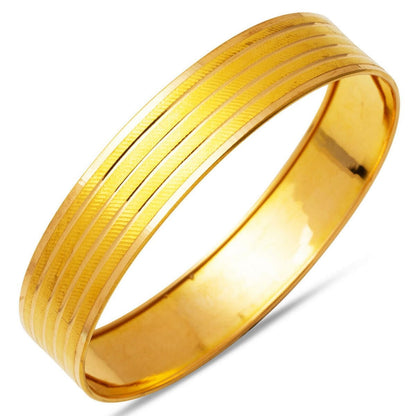 14K Yellow Gold Trabzon Mesh Bangle