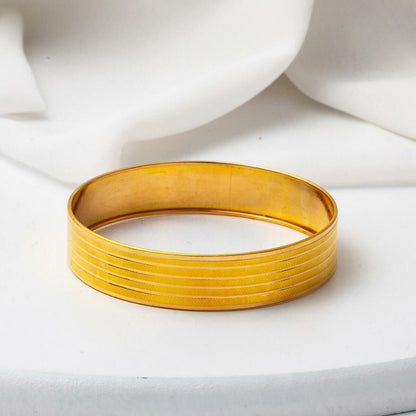 14K Yellow Gold Trabzon Mesh Bangle