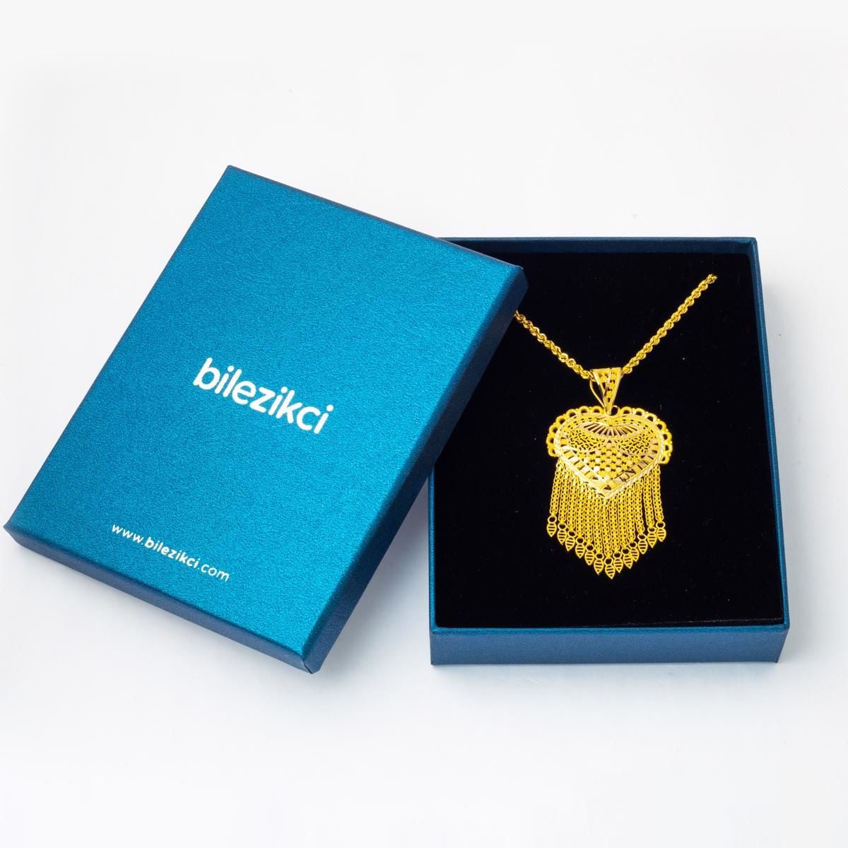 14K Yellow Gold Indian Style Chain Necklace
