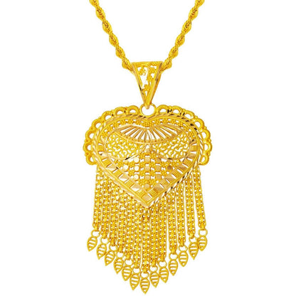14K Yellow Gold Indian Style Chain Necklace