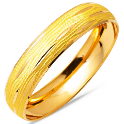 22K Yellow Gold 1.5 CM Wide Bangle (13.93 g)