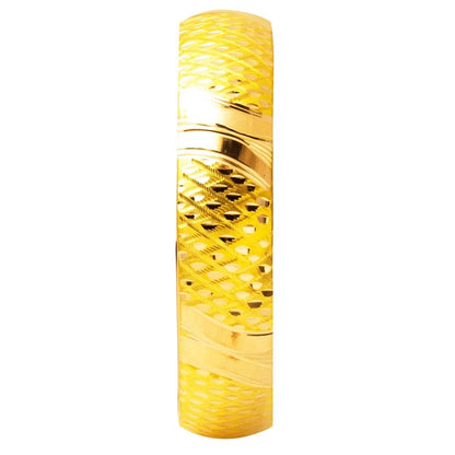 22K Yellow Gold 1.5 CM Wide Bangle (14 g)