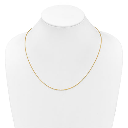 26 Inch 14K Yellow Gold Adjustable 1.25mm Franco Chain Necklace