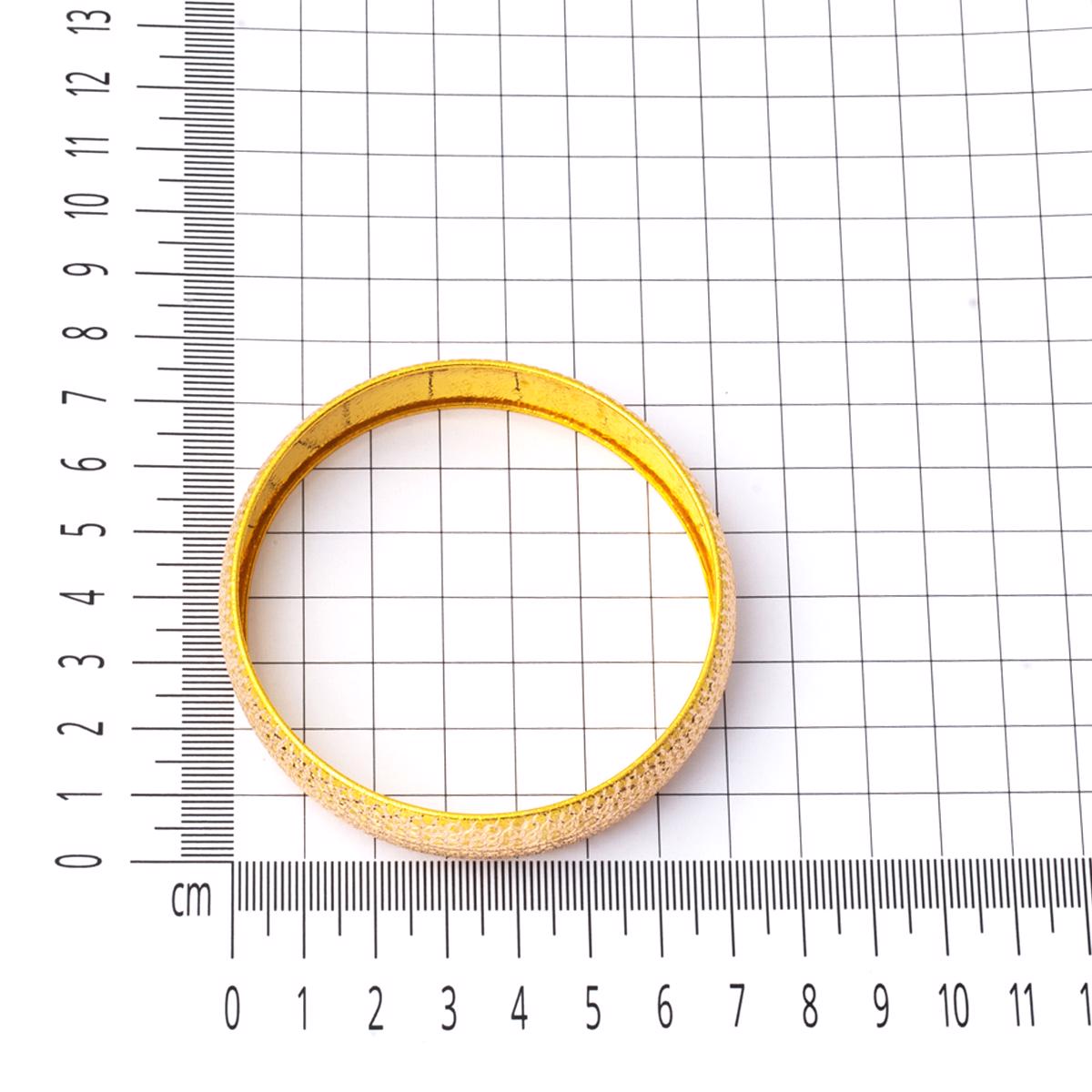 14K Yellow Gold 1.5 cm Wide Bangle