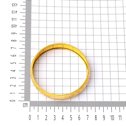 14K Yellow Gold 1.5 cm Wide Bangle (11 g)