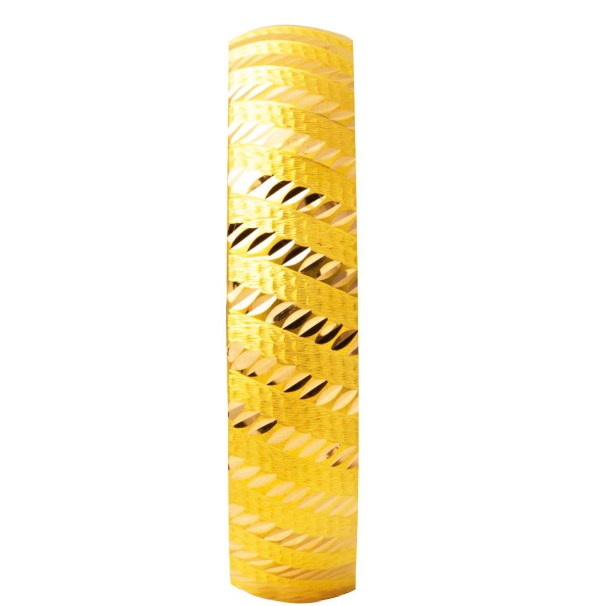 22K Yellow Gold 1.5 cm Wide Bangle (16.14 g)