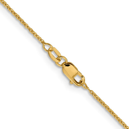 20 Inch 14K 1.1mm Flat Cable Chain Necklace