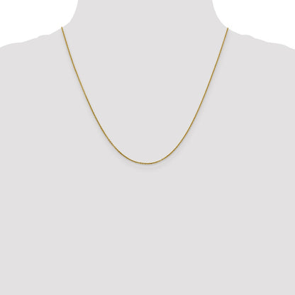 20 Inch 14K 1.1mm Flat Cable Chain Necklace