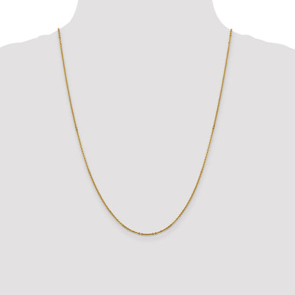 24 Inch 14K 1.7mm Flat Cable Chain Necklace
