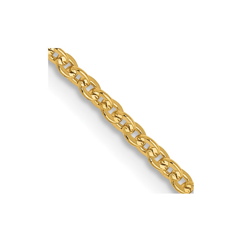 24 Inch 14K 1.7mm Flat Cable Chain Necklace