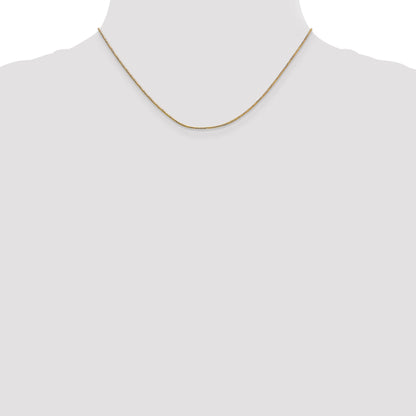16 Inch 14K .9mm Round Snake Chain