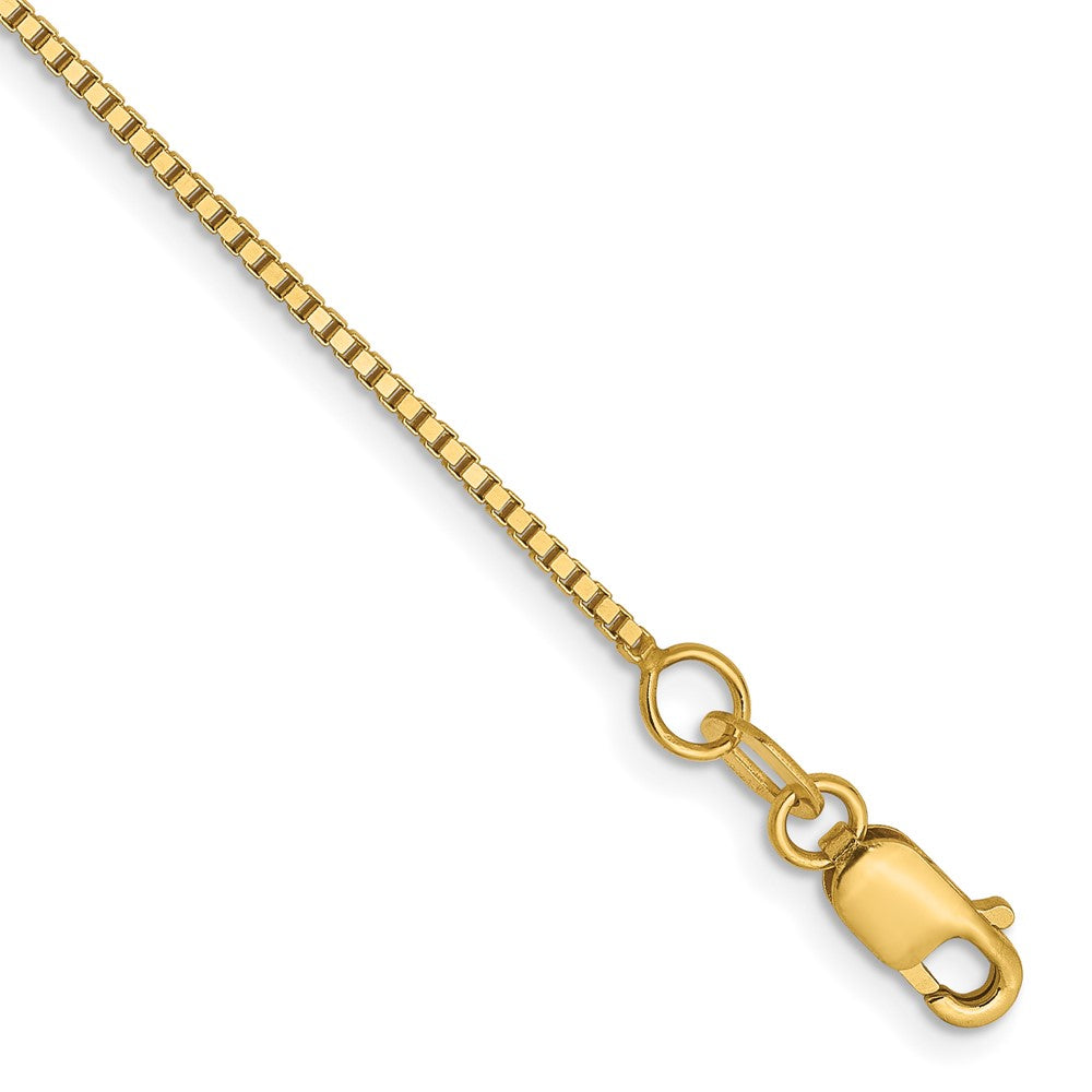 24 Inch 14K .9mm Box Chain Necklace