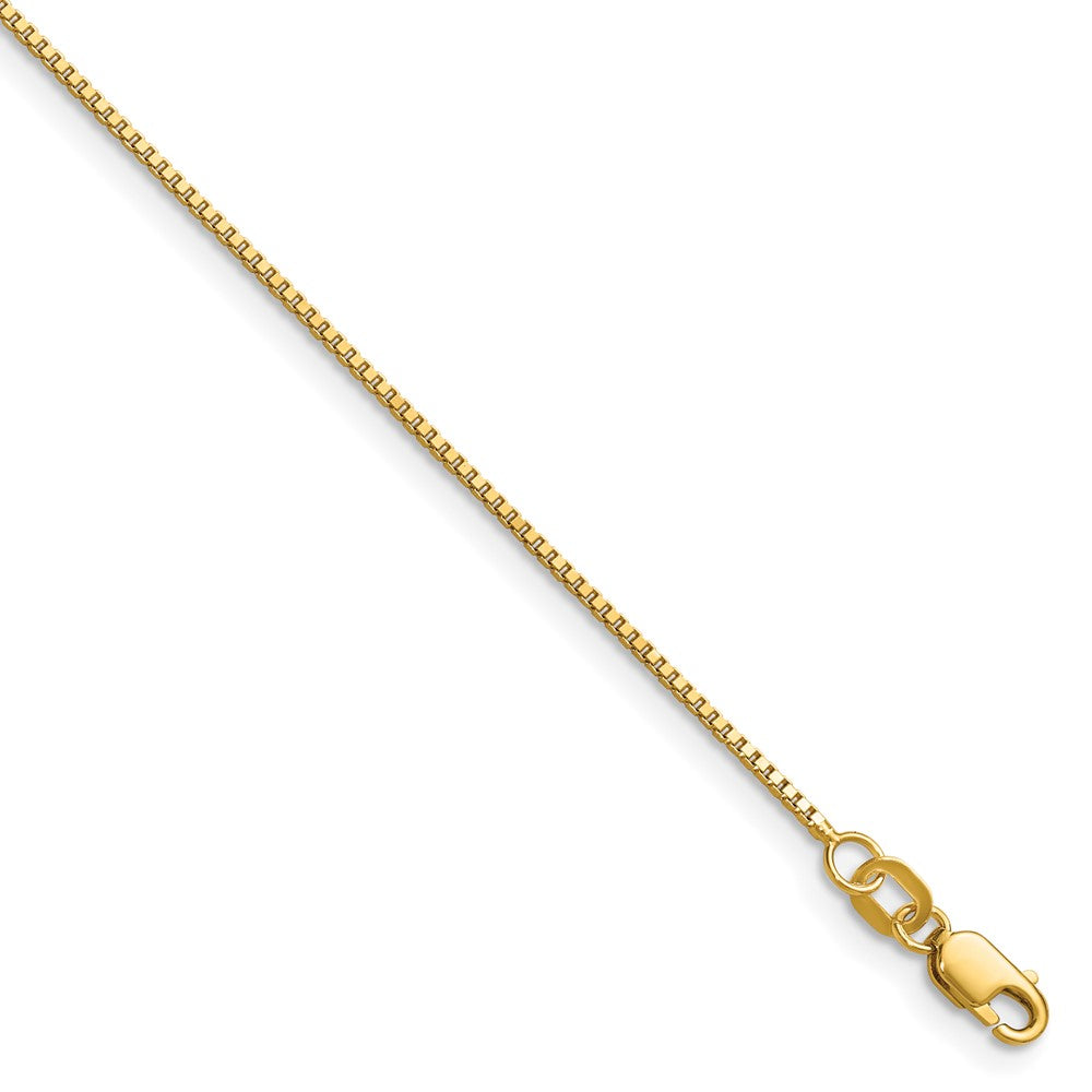 20 Inch 14K .9mm Box Chain Necklace
