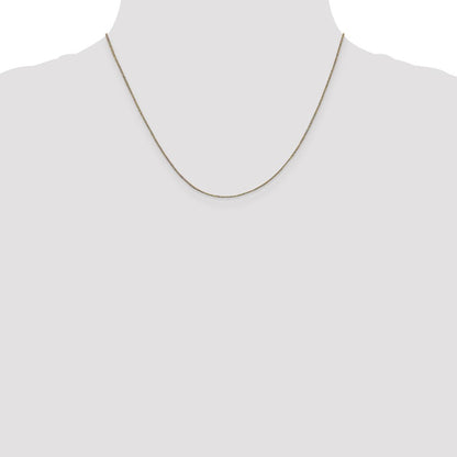 18 Inch 14K .7mm Box With Lobster Clasp Chain Necklace