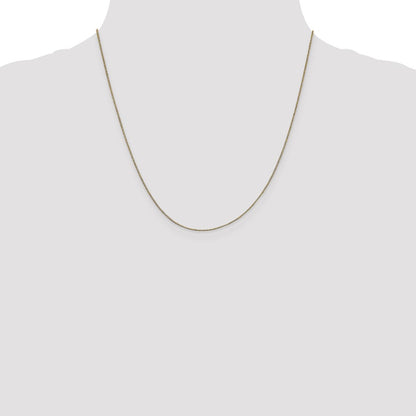 20 Inch 14K .7mm Box With Lobster Clasp Chain Necklace