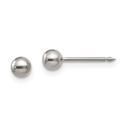Titanium Inverness 4mm Ball Post Earrings