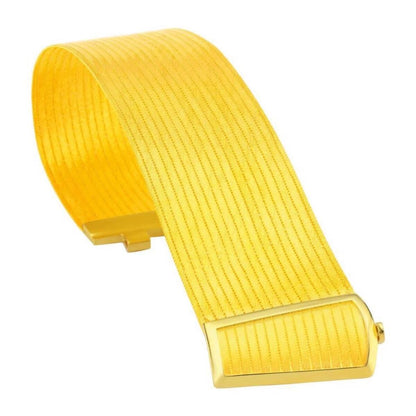 Yellow Gold Plated Sterling Silver 17 Row Trabzon Mesh Bangle