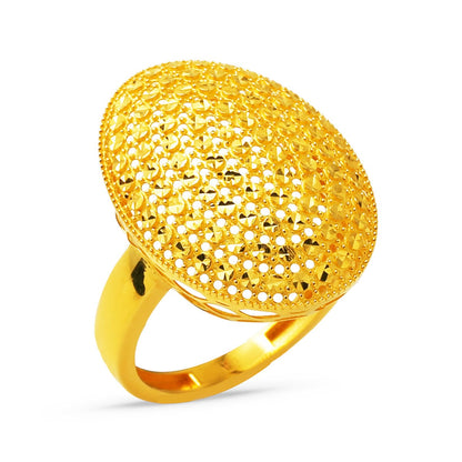 14K Yellow Gold Livia Oval Ring
