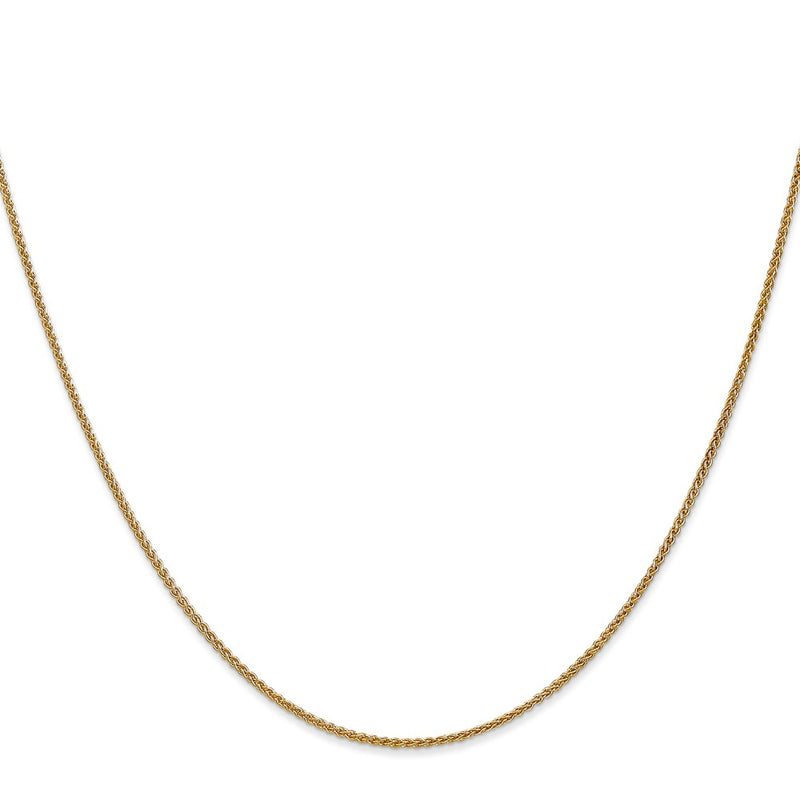 24 Inch 14K 1.2mm Spiga Chain Necklace
