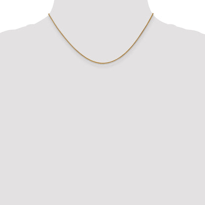 16 Inch 14K White Gold 1mm Box Chain