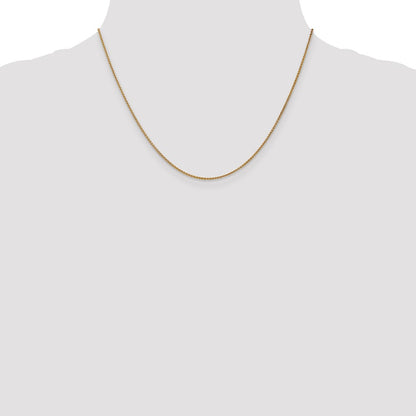 18 Inch 14K 1.2mm Spiga Chain Necklace
