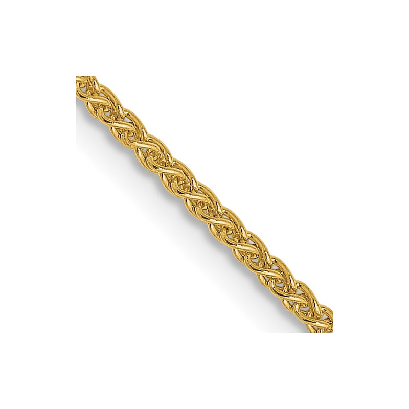 24 Inch 14K 1.2mm Spiga Chain Necklace