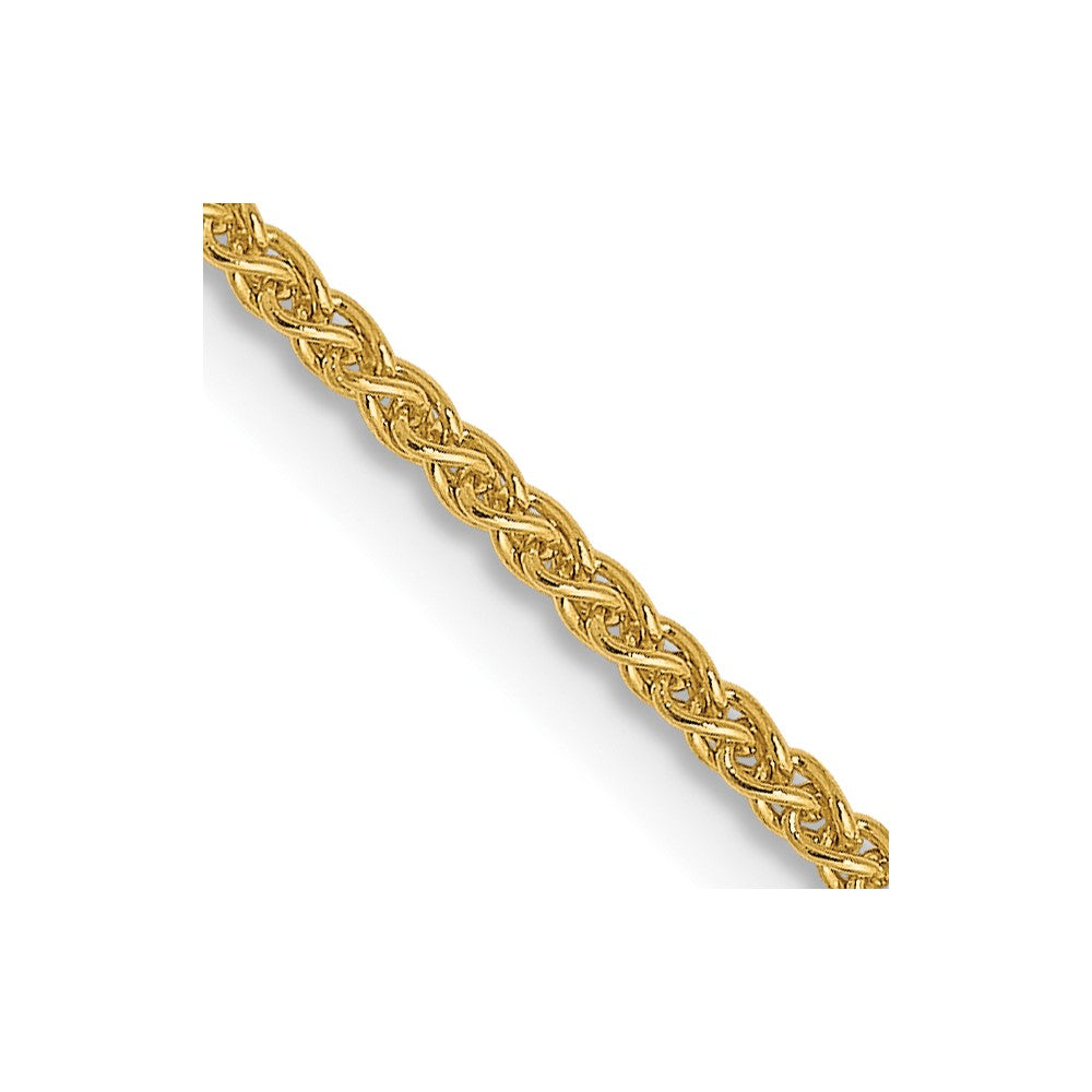 18 Inch 14K 1.2mm Spiga Chain Necklace