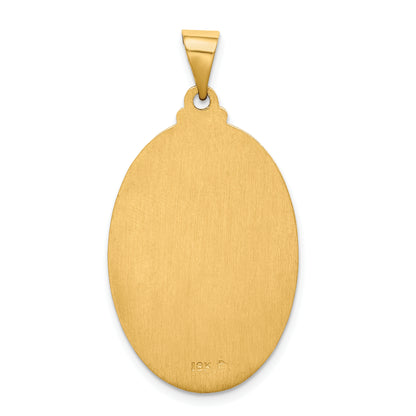 18K Yellow Gold Saint Christopher Medal Pendant